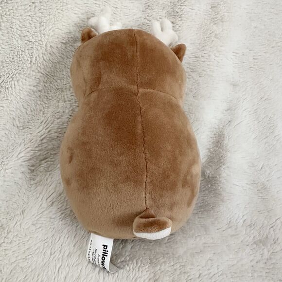 Target Pillowfort Brown Deer Mini Plush Squish 8” Stuffed Animal Toy - Picture 3 of 5